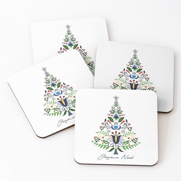 Item preview, Kashubian Christmas Tree on minty background, Merry Christmas designed and sold by EvieWoj.