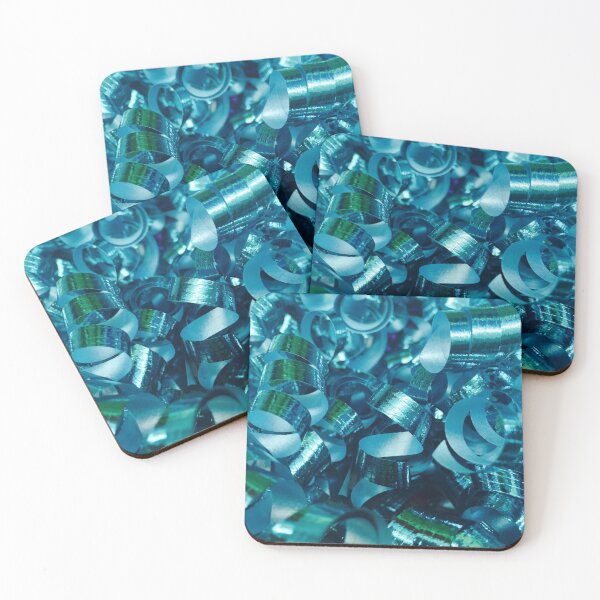 Item preview, Teal Curly Ribbons designed and sold by umeimages.