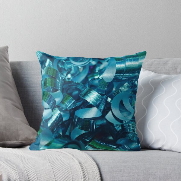 Aperçu de l'œuvre Teal Curly Ribbons créée et vendue par umeimages.