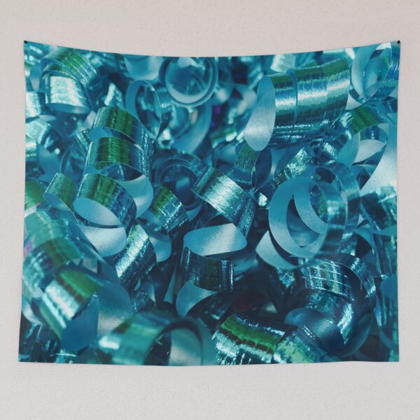 Item preview, Teal Curly Ribbons designed and sold by umeimages.