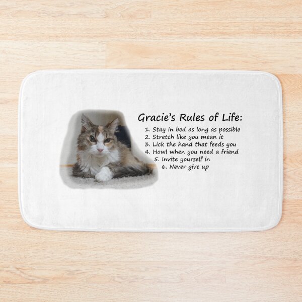 Item preview, Gracie's Rules of Life designed and sold by avamil.