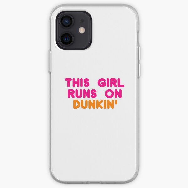 This Girl Runs On Dunkin' iPhone Soft Case