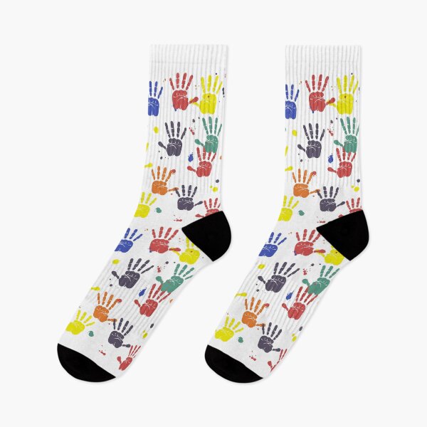 Item preview, Dean's Fingerpaint Handprints With Drips designed and sold by MidcoastMisc.
