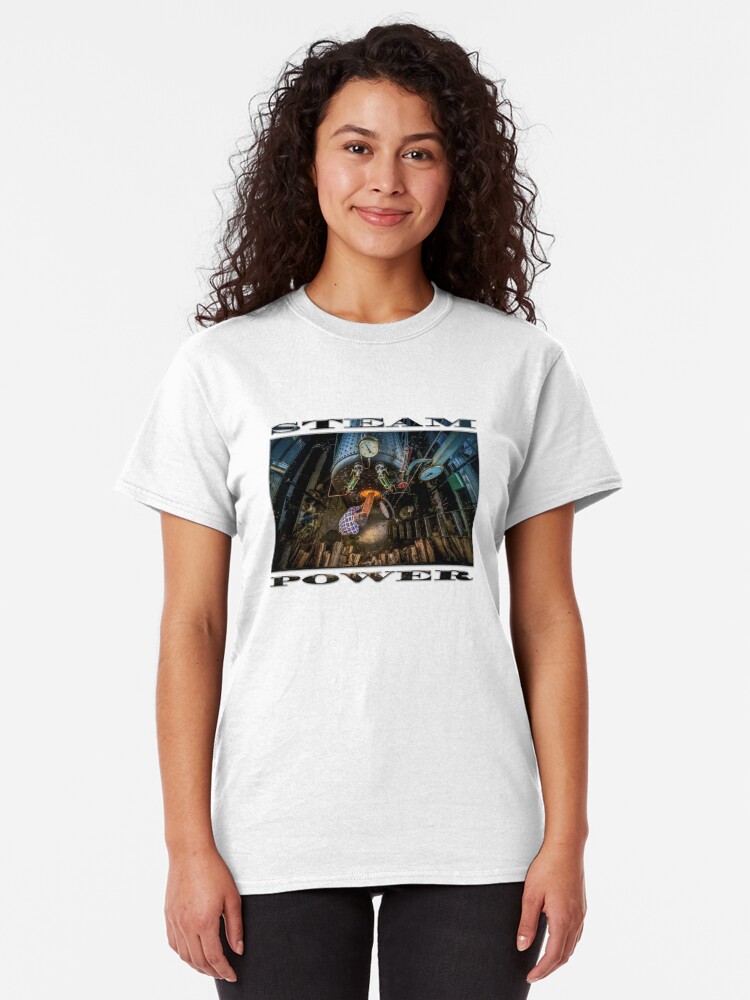 Alternate view of The Paddle Steamer Fireman Classic T-Shirt