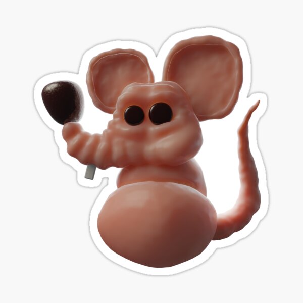 Ugly Rat Stickers Redbubble - roblox ugly decal id