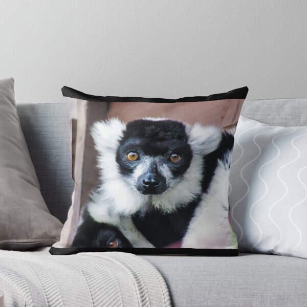 Item preview, Black and White Ruffed Lemur designed and sold by Emlehh.