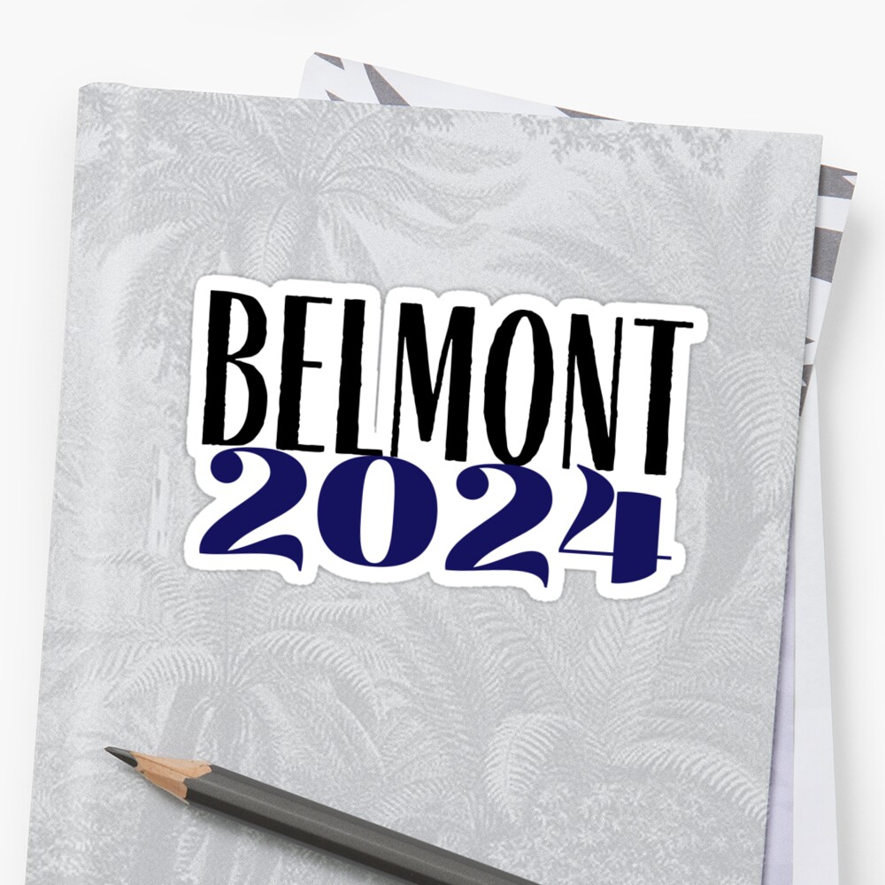 "Belmont Class of 2024" Sticker by linmarie1 | Redbubble