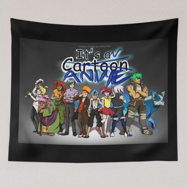 Item preview, Generic Anime Squad Lineup Design designed and sold by Minty-Me.