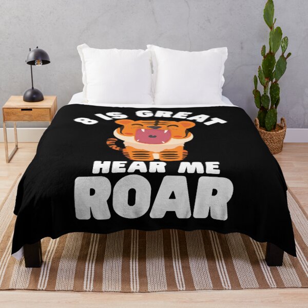 Item preview, 8 is great hear me roar cute lion white text. designed and sold by Scoopivich.