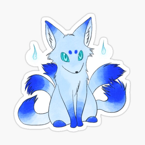 The Frosty Kitsune Sticker