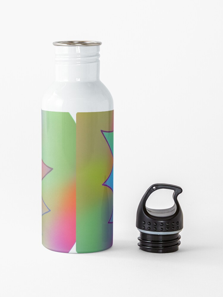 Alternate view of Rick and Morty | Rainbow Rick Water Bottle