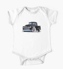 Chevy 3100 Pick-Up (A) Black One Piece - Short Sleeve