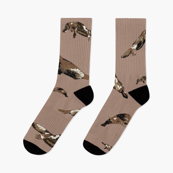 Item preview, Platypus, Ornithorhynchus anatinus on beige designed and sold by ChrissyWild.