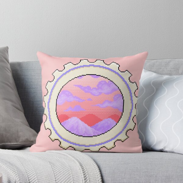 Item preview, Pixel Mountain View Stamp designed and sold by MetallicWings15.