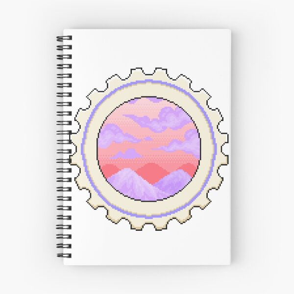 Item preview, Pixel Mountain View Stamp designed and sold by MetallicWings15.