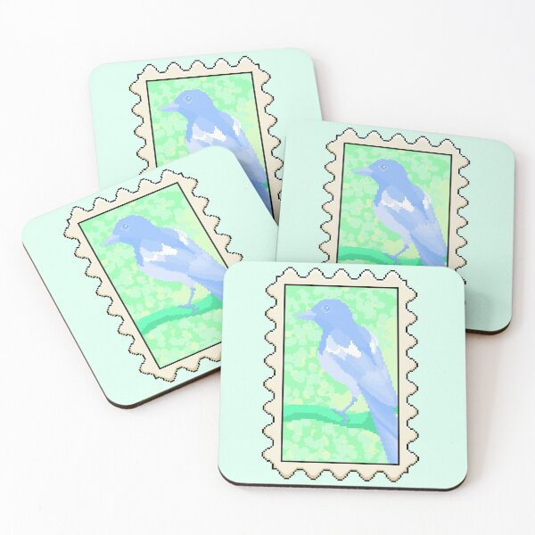 Item preview, Pixel Magpie Stamp designed and sold by MetallicWings15.