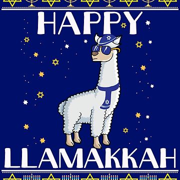 Llama hanukkah sale sweater