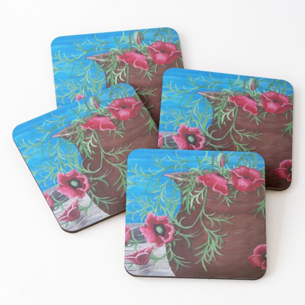 Item preview, Poppies Contained designed and sold by Karirose Art.
