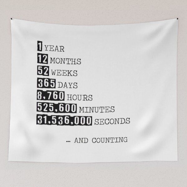 Item preview, One Year Anniversary, And Counting  designed and sold by SoberTeeCo.
