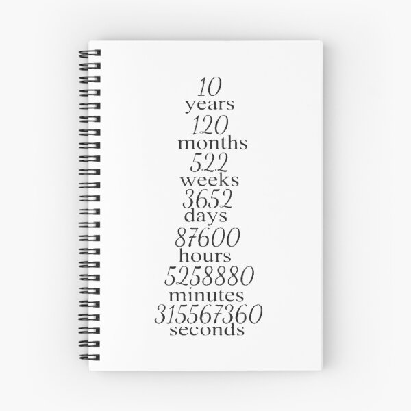 Item preview, 10 Years Of Recovery  designed and sold by SoberTeeCo.