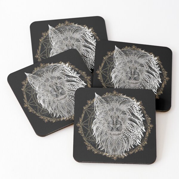 Item preview, Fox Lion Mandala. designed and sold by emphatic.