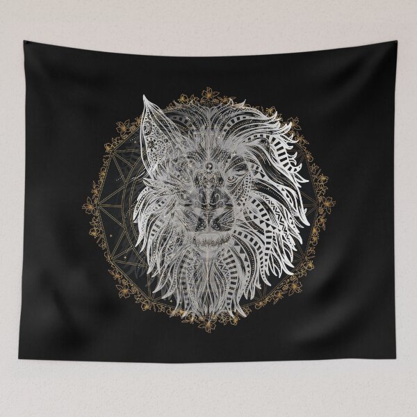Item preview, Fox Lion Mandala. designed and sold by emphatic.