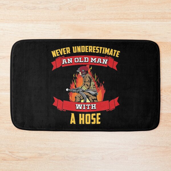 Item preview, Never Underestimate An Old Man With A Hose designed and sold by teesaurus.