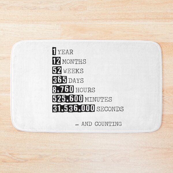 Item preview, One Year Anniversary, And Counting  designed and sold by SoberTeeCo.