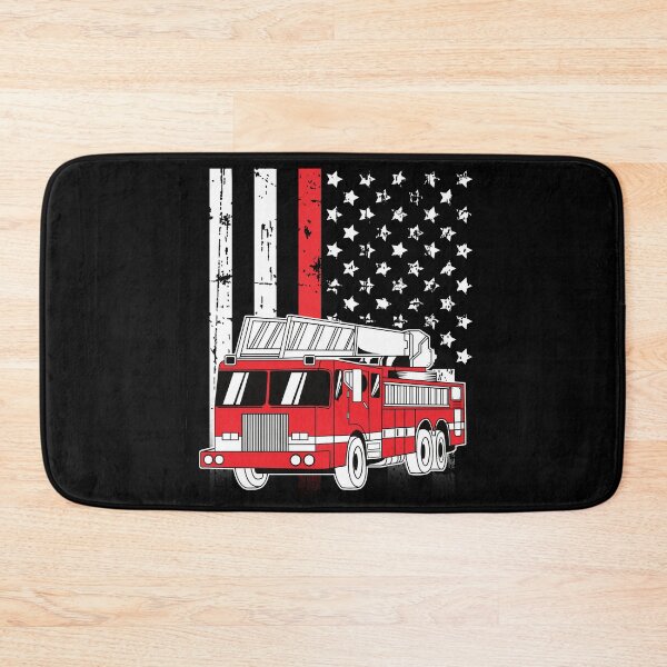 Item preview, Thin Red Line Firetruck designed and sold by teesaurus.