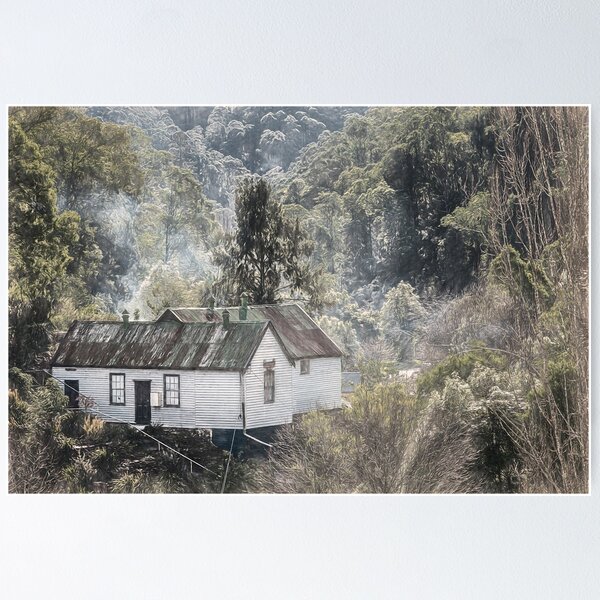 Item preview, White Lodge in Australian Bush designed and sold by JohnKarmouche.