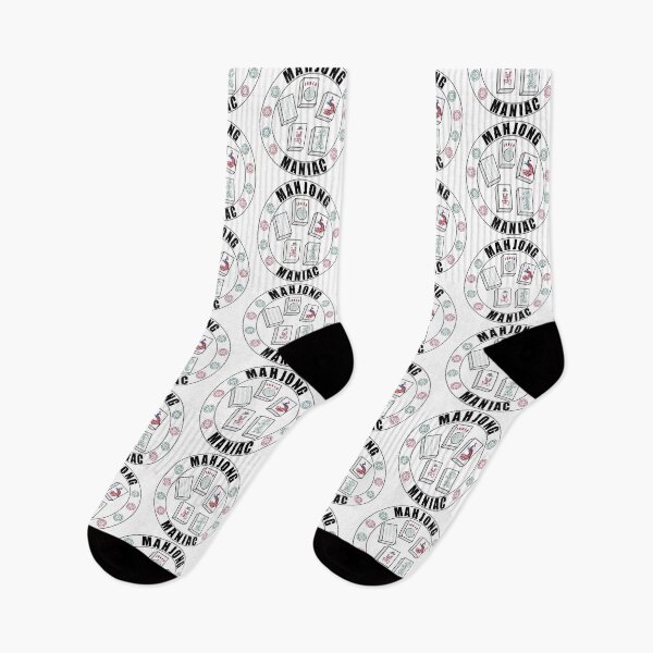 Item preview, Mahjong Maniac Design on White Background designed and sold by Gsallicat.