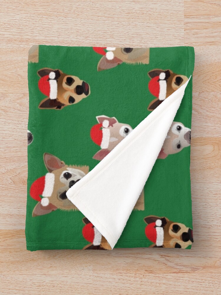 "Christmas Chihuahua Puppies" Throw Blanket for Sale by KCPetPortraits