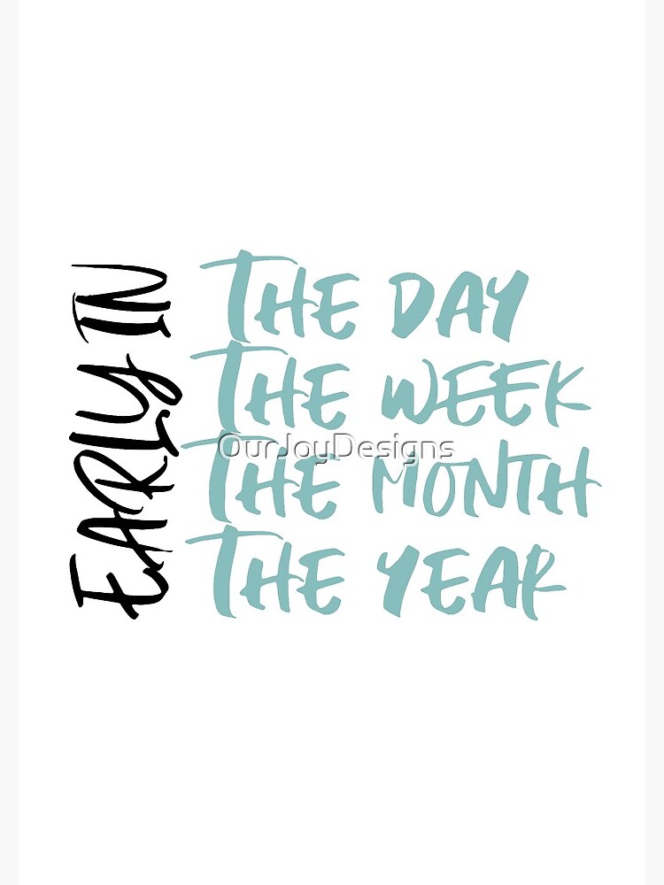 Early in the Service Year by OurJoyDesigns