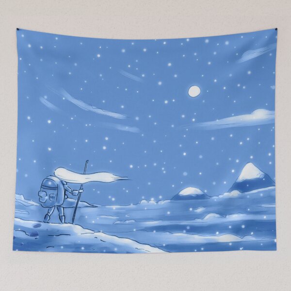 Item preview, Wandering Blue designed and sold by porcupineslug.