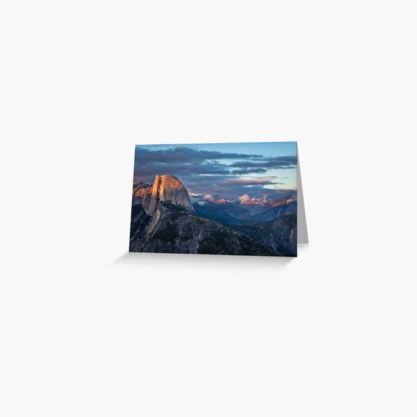 Glacier Point Sunset Greeting Card