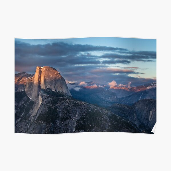 Glacier Point Sunset Poster