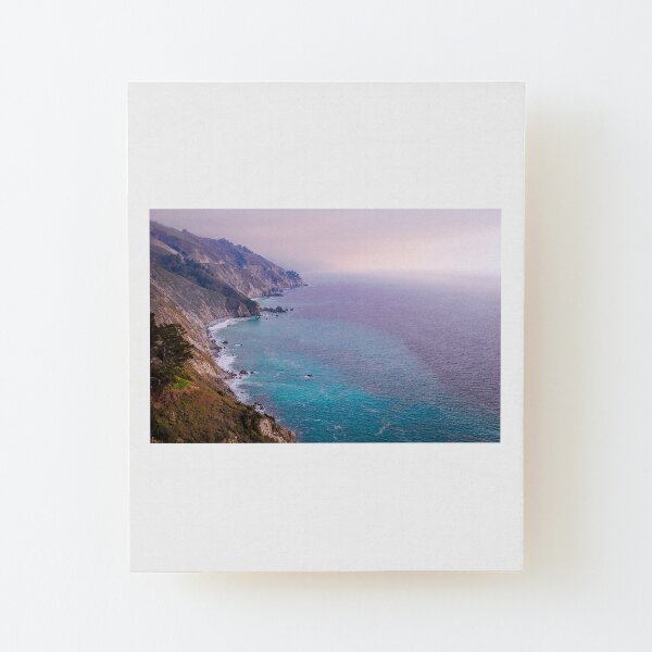 0743 California Pacific Coast Road Trip - Summer Vacation Landscape Scenic Art Wood Mounted Print