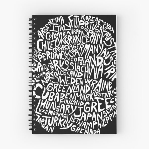 Item preview, World, Countries, Typography  designed and sold by Flower Magic .
