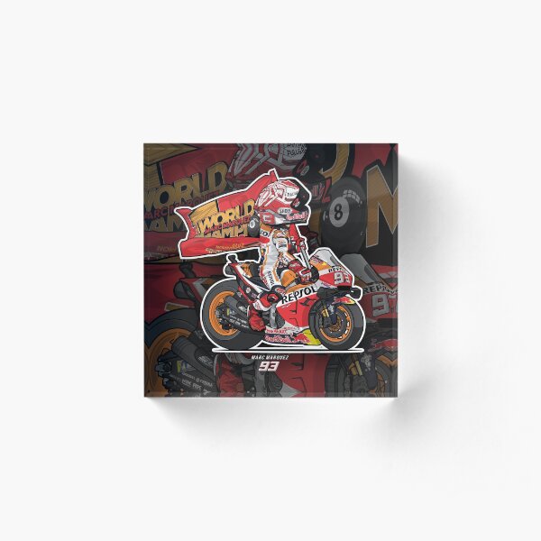 CHAMPION DU MONDE 2019 Bloc acrylique