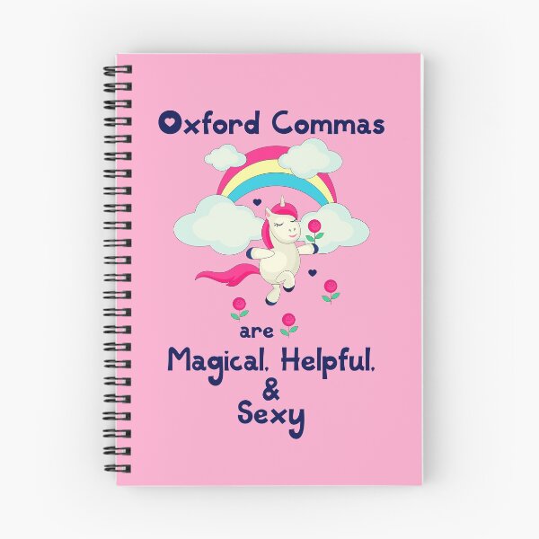 Item preview, Oxford commas are magical, helpful, and sexy unicorn designed and sold by GrammarDance.