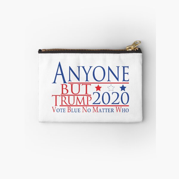 Aperçu de l'œuvre N'importe qui sauf Trump VOTE BLUE NO MATTER WHO créée et vendue par Jandsgraphics.
