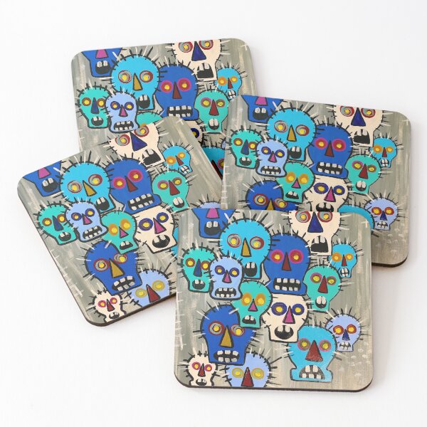 Item preview, skeletons in blue designed and sold by marymdodge2.