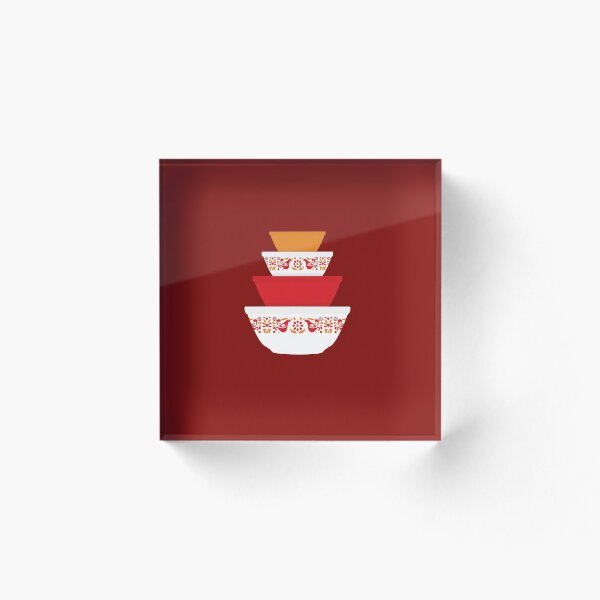 Item preview, Pyrex Friendship Hens Bowls designed and sold by Kalepanic.
