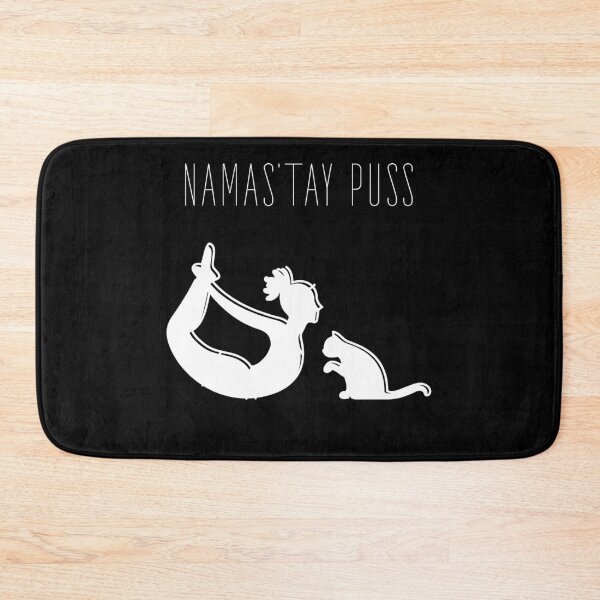 Aperçu de l'œuvre Namas’tay puss typography text art quote by Word Fandom - wordfandom créée et vendue par Kerry Pritchard.