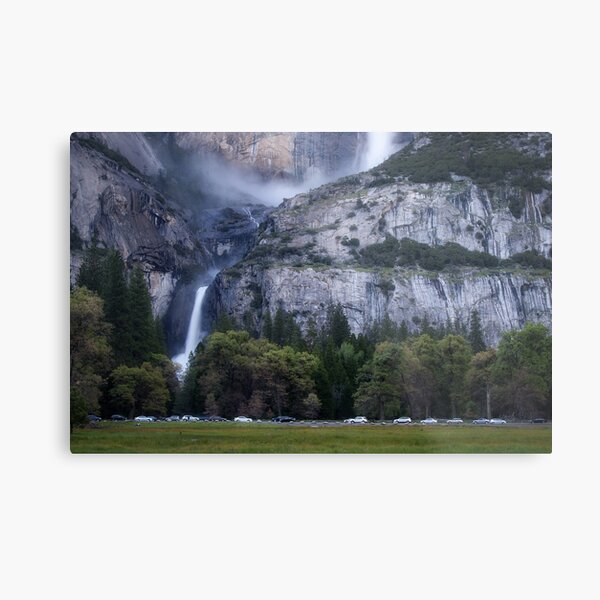 Cook's Meadow and Yosemite Falls, Twilight Metal Print