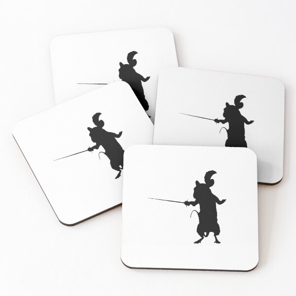 Item preview, Reepicheep Silhouette With Sword designed and sold by RoherynDesign.