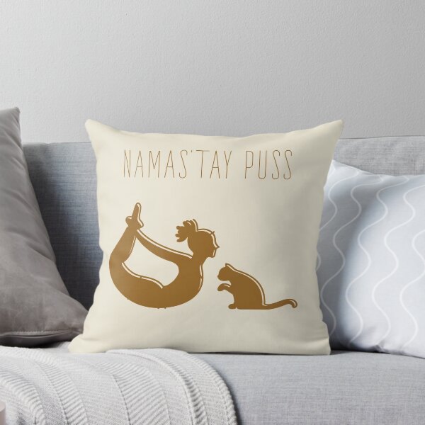 Artikelvorschau, Namas’tay puss typography text art quote by Word Fandom - wordfandom entworfen und verkauft von Kerry Pritchard.