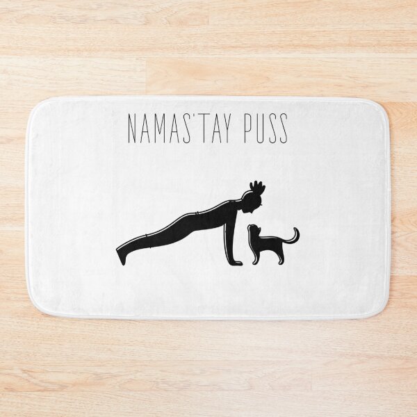 Aperçu de l'œuvre Namas’tay puss typography text art quote by Word Fandom - wordfandom créée et vendue par Kerry Pritchard.