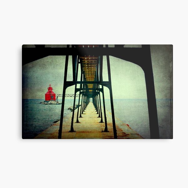 Sturgeon Bay Canal North Pierhead Lighthouse...USA © Metal Print
