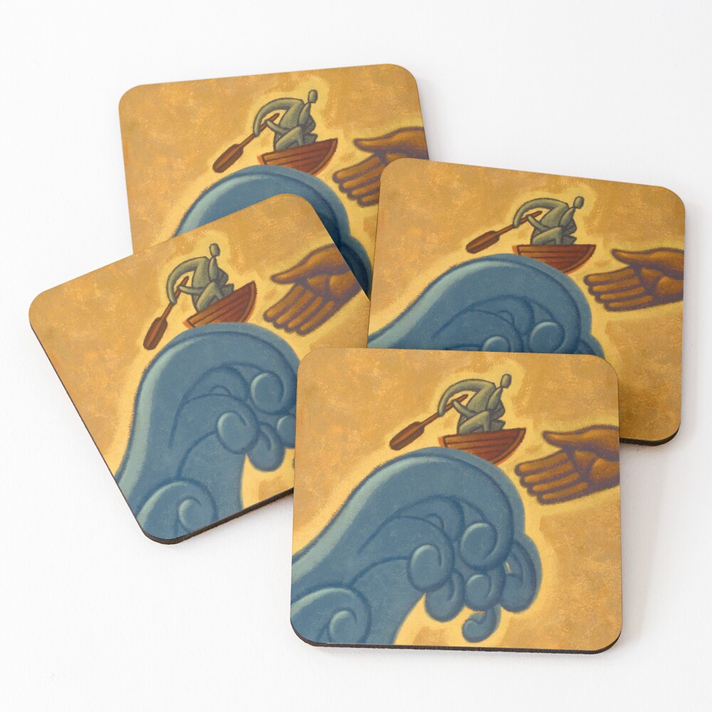 Item preview, Coasters (Set of 4) designed and sold by robcolvinart.